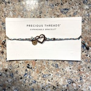 Precious threads expandable bracelet